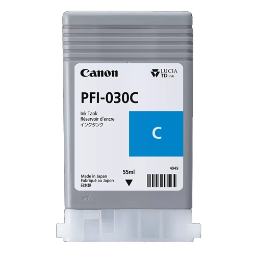 Canon TA Series PFI-030C - Cyan Ink 55ml