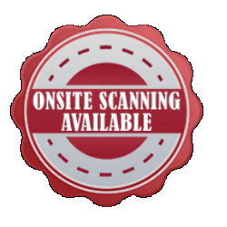 onsite scanning available - contact us!